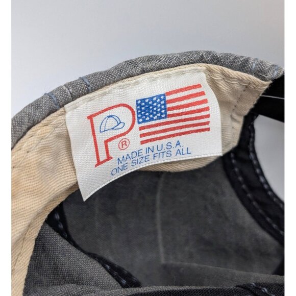 Vintage Ohio State Buckeyes Hat Cap Snapback Gray University USA Made VTG OSU - Picture 5 of 5